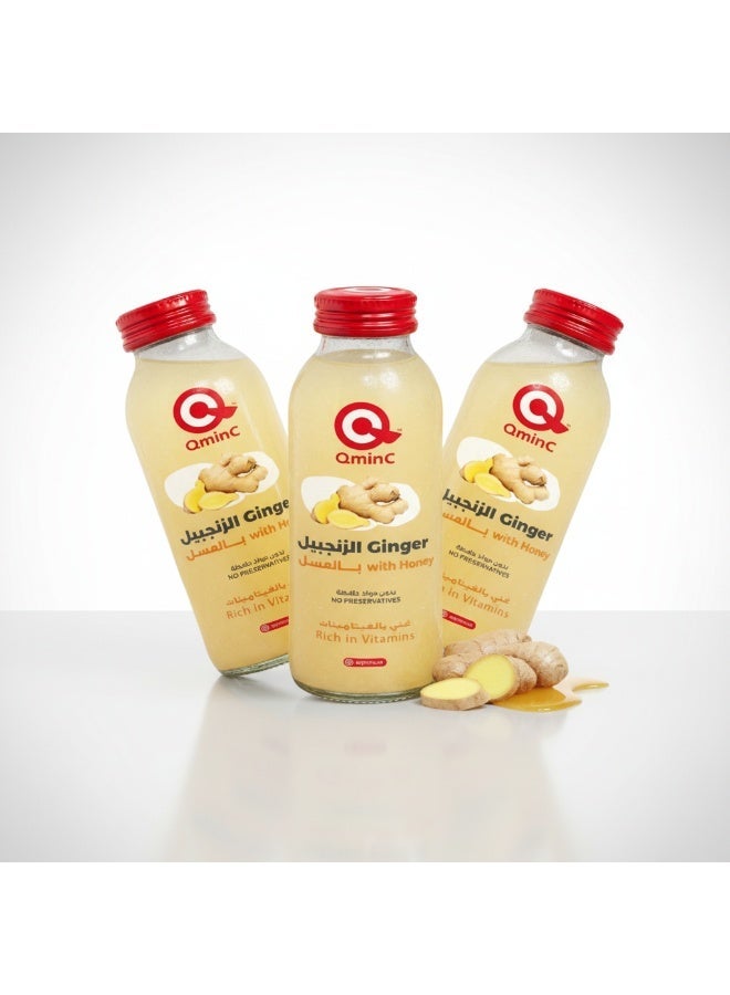 Qmin C Ginger with Honey Juice, 150ml – Natural Blend, No Added Sugar, Antioxidant-Rich Daily Wellness Drink - Image 2